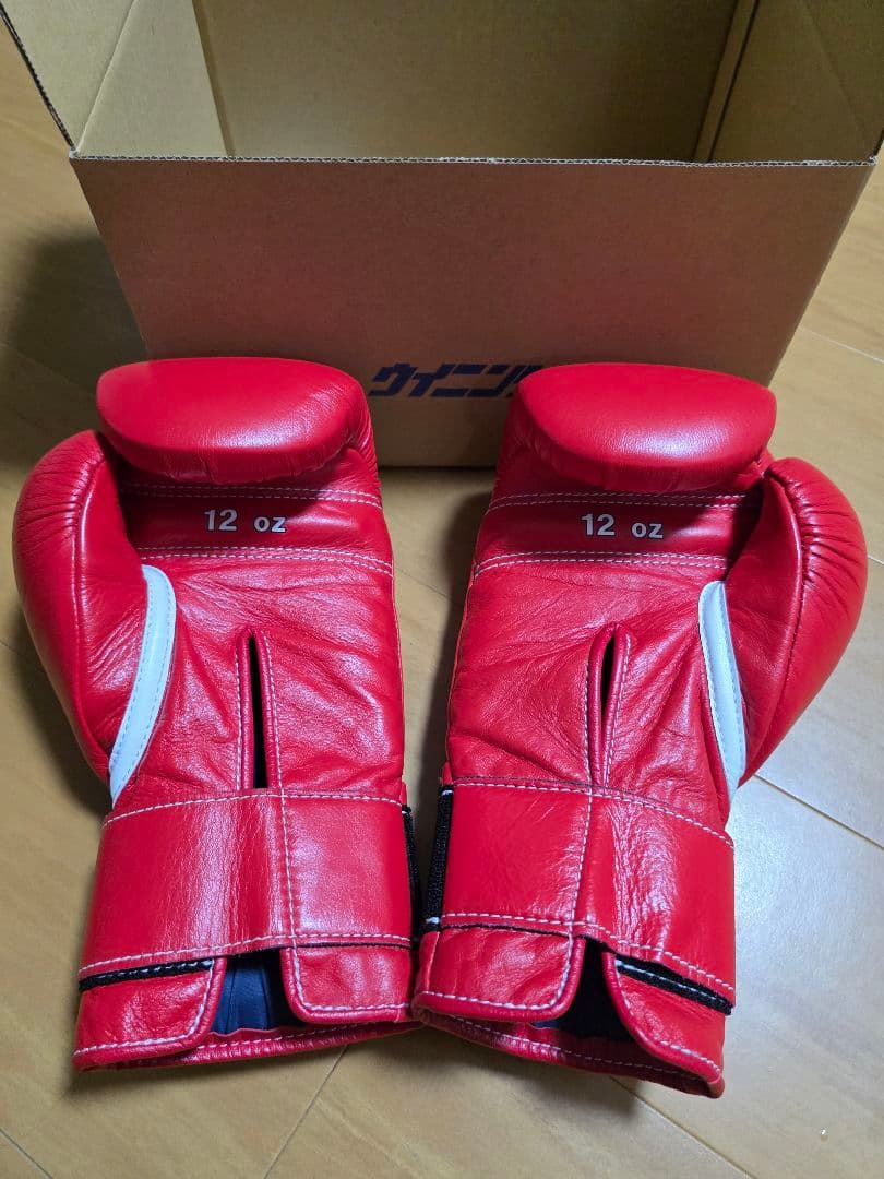 (美品)Winning ウイニング ボクシンググローブ 12 oz 赤