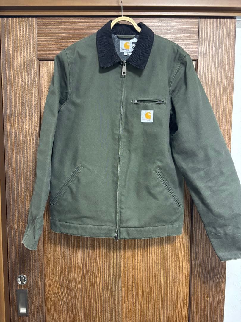 Carhartt WIP デトロイトジャケット オリーブ カーハート　S