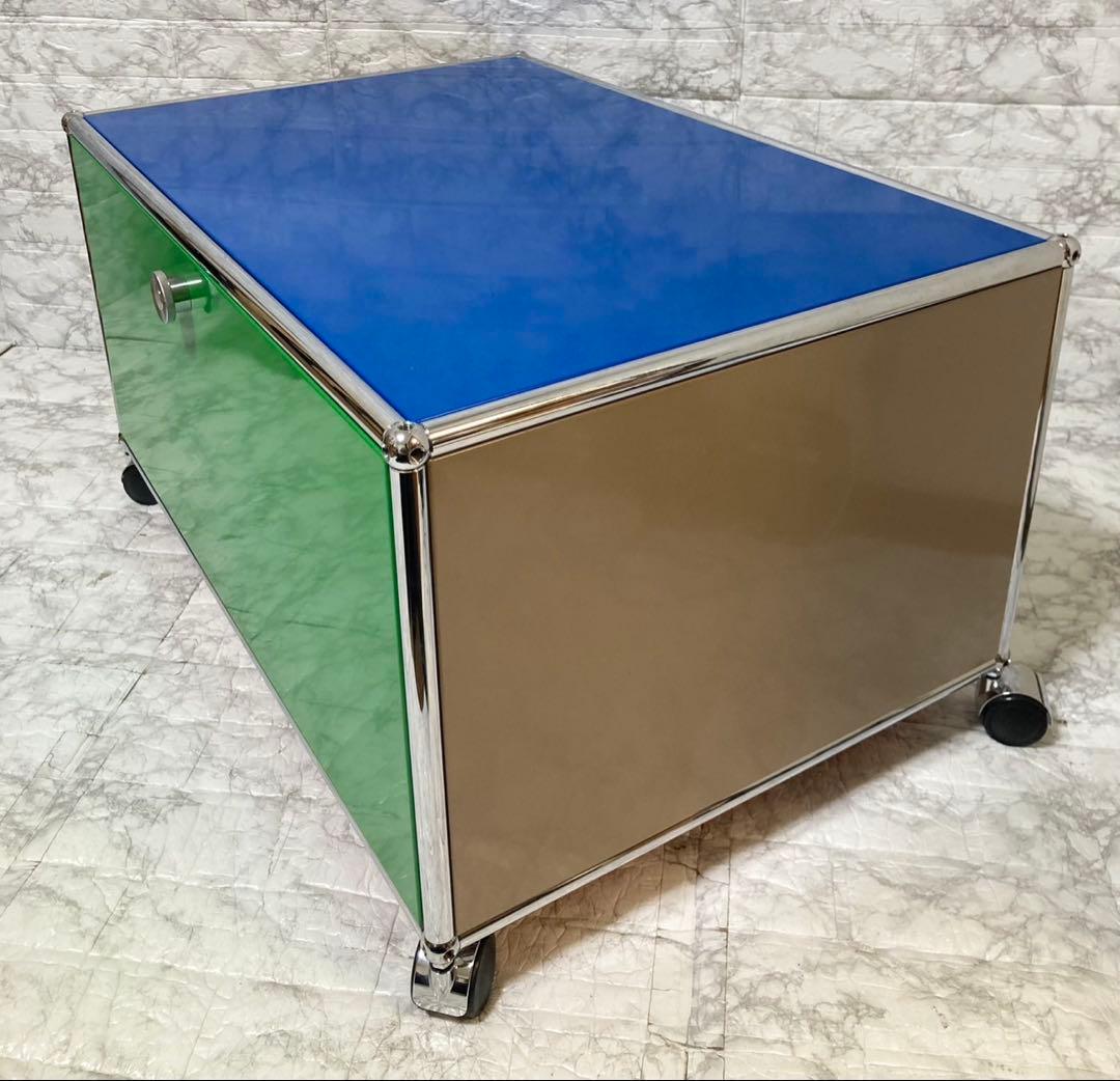 【希少 美品】USM ハラー ローボード マルチカラー キャスター付き 1段