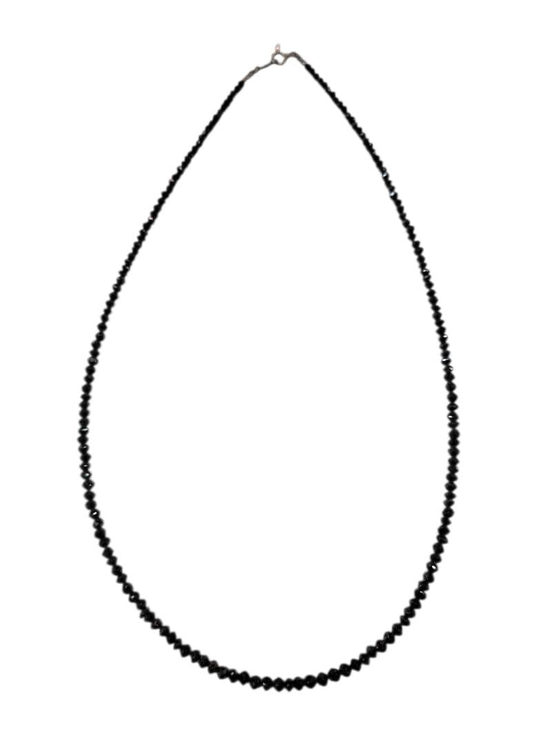 ブラックダイヤネックレス D:30.37 K18WG 40cm 6.5g