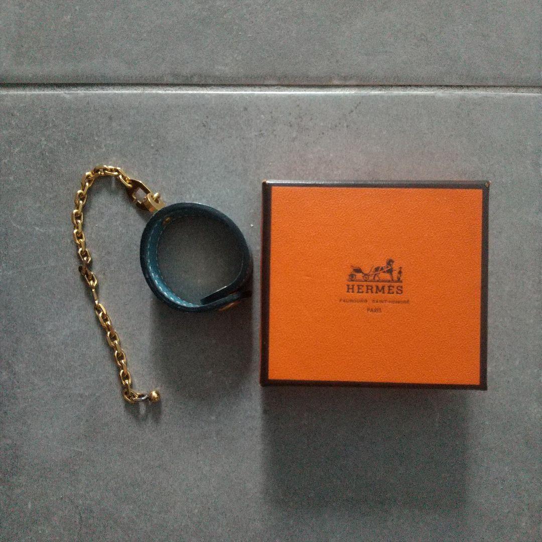 HERMES エルメス グローブホルダー ブルージーン