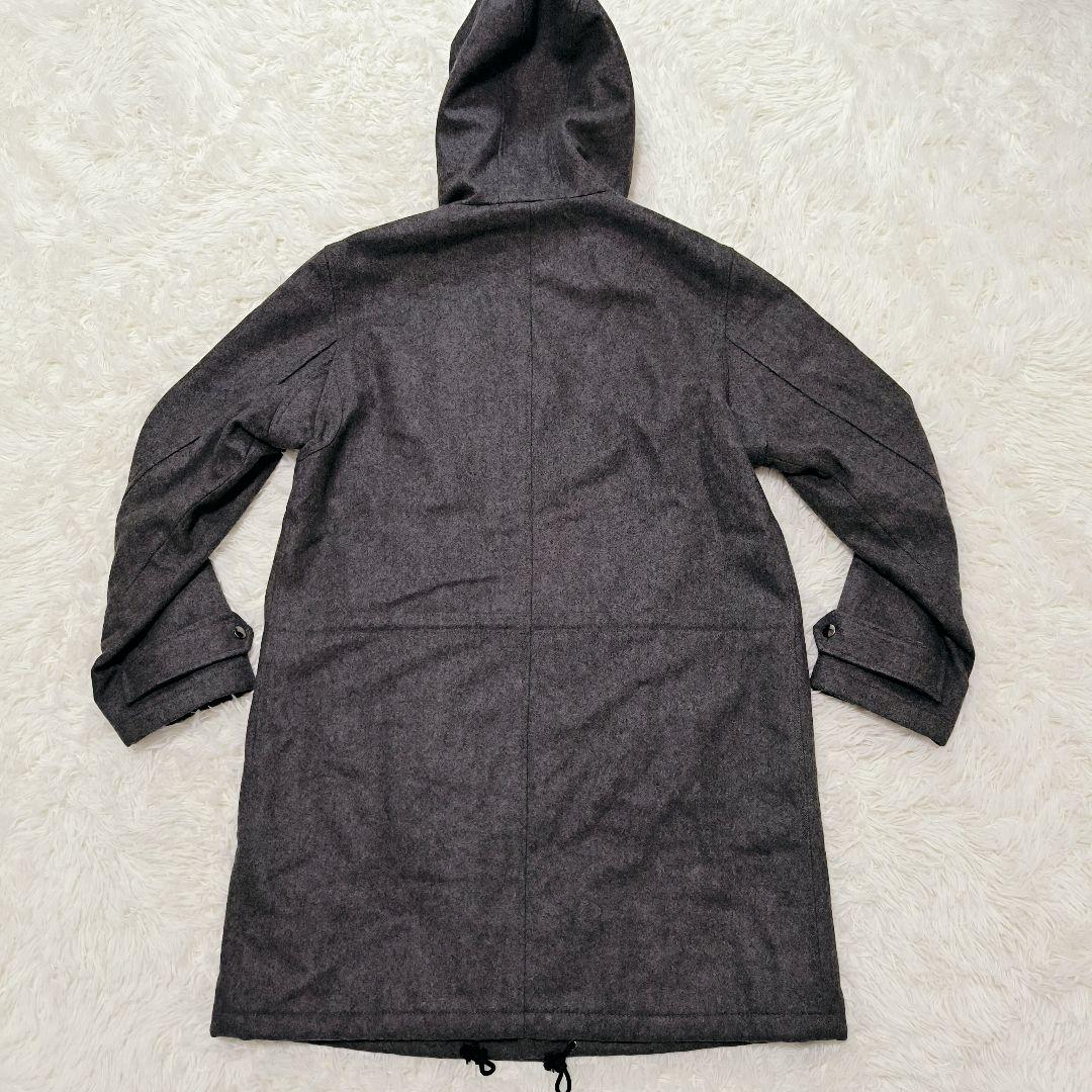 XL/PAUL SMITH ウールカシミヤメルトンロングコート 裏地キルティング