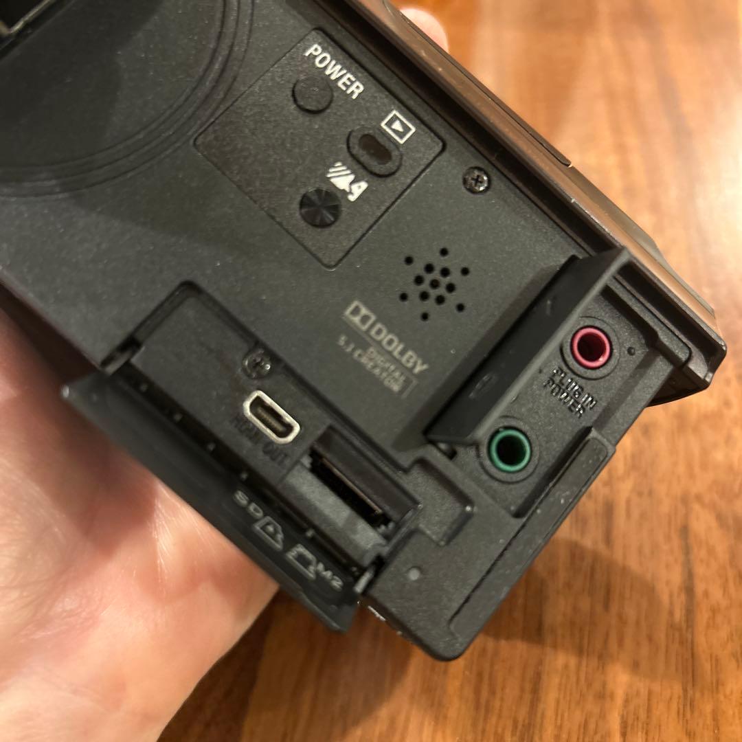 【訳あり】SONY HDR-CX535 ビデオカメラ ボルドーブラウン