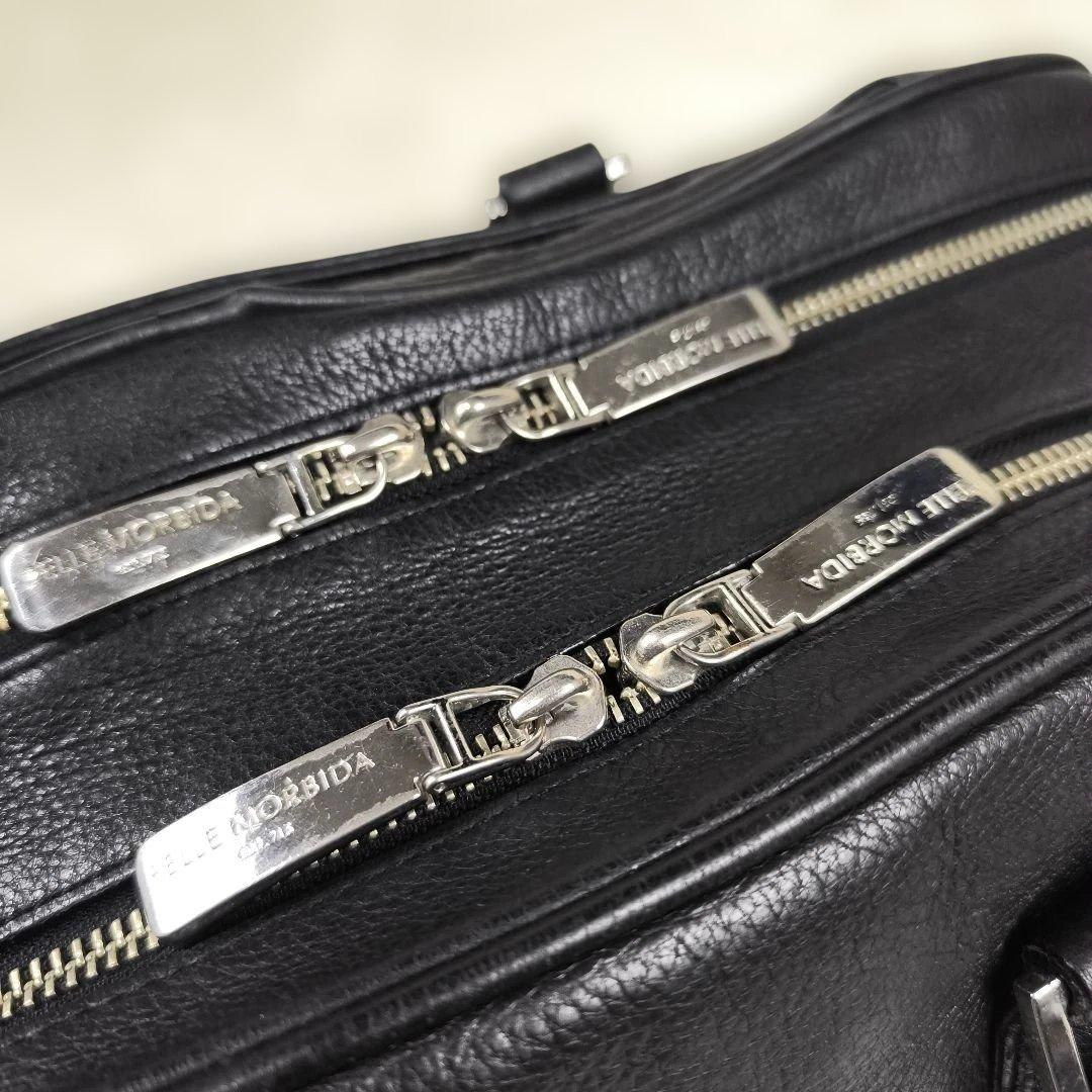 ✨希少✨ ペッレモルビダ ブリーフバッグ レザー 2way 2層 B4可 黒