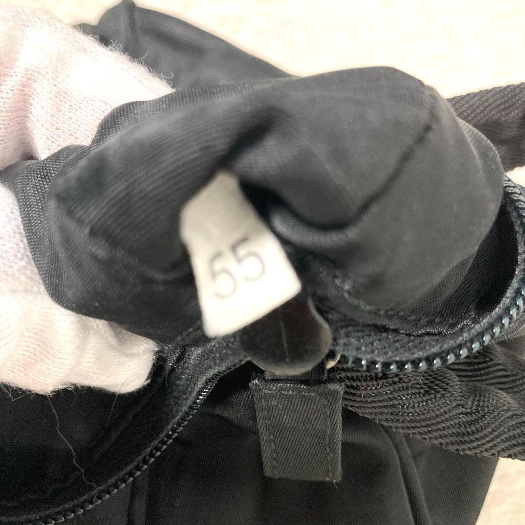 極美品 プラダ アクセサリーポーチ ハンドバッグ 三角ロゴ ナイロン 大容量