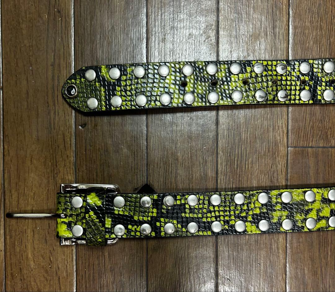 Stussy スネークスキン ベルト S/M
