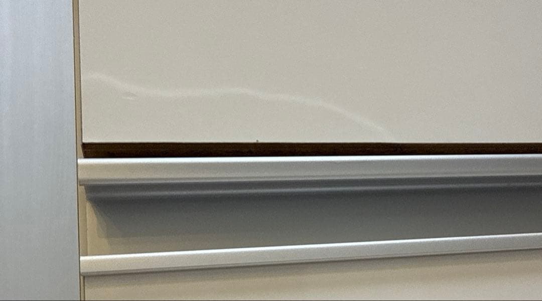 限定お値引き⭐︎ディノス　幅45スライドテーブル付きステンレス隙間収納庫 日本製