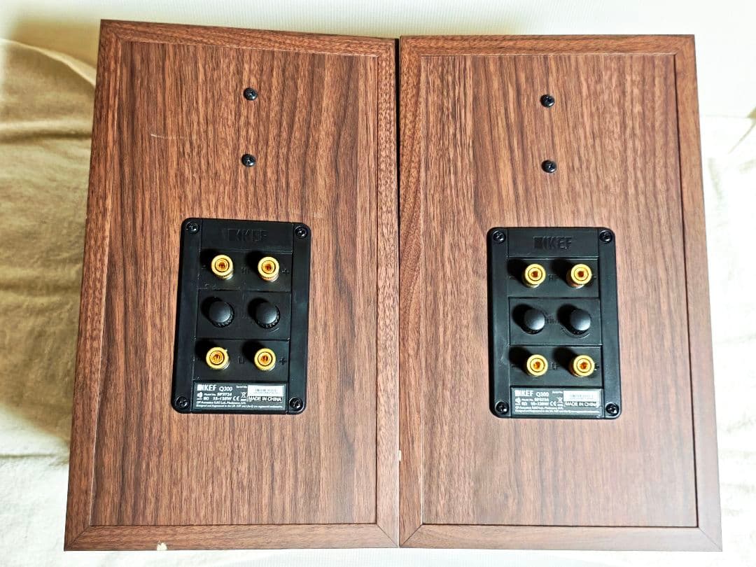 良品 KEF ケーイーエフ Q300 ブックシェルフスピーカー スタンド付き