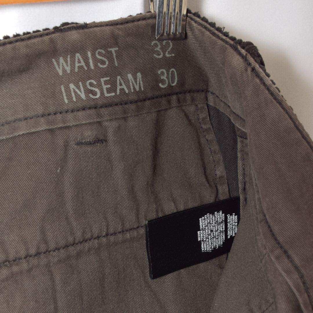 名作 RRL ブラック 太畝コーデュロイ ストレートパンツ ラルフローレン