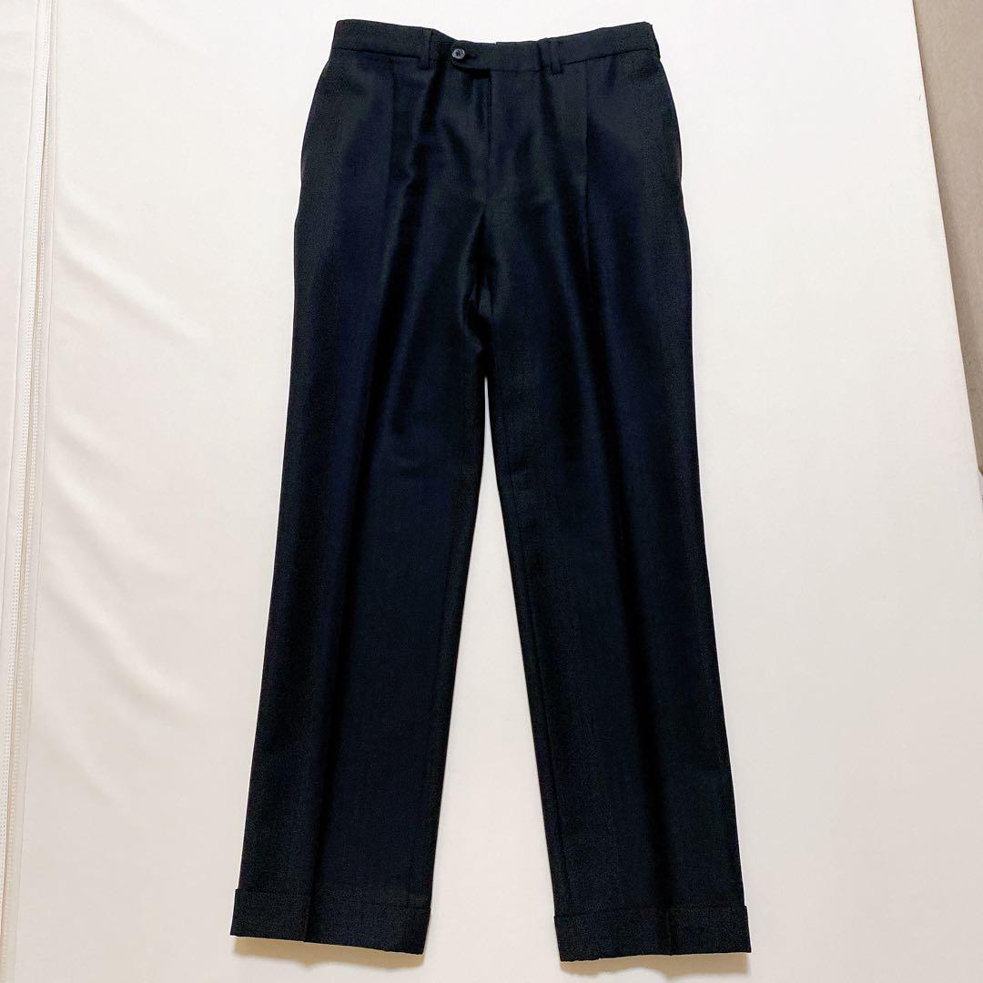 極美品 エルメネジルドゼニア スミズーラ TROFEO スーツ ブラック 46c