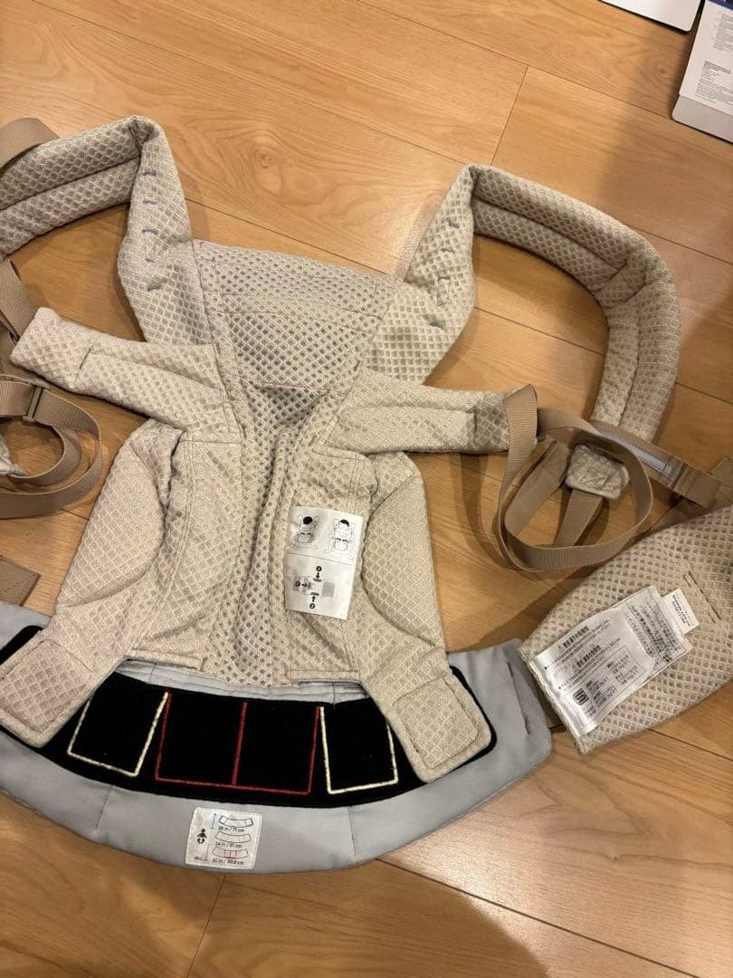 エルゴベビー オムニブリーズ抱っこ紐 サンドベージュ メッシュ