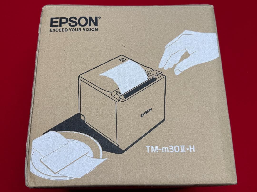 使用極少 EPSON TM-m30Ⅱ-H ブラック レシートプリンター ⑨