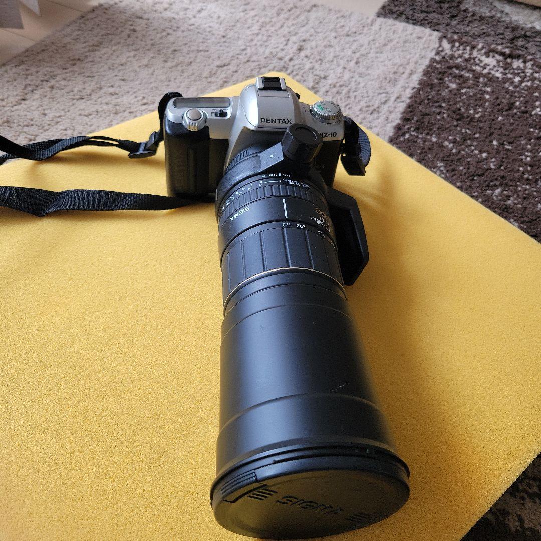 PENTAX MZ-10 フィルムカメラ　SIGMA望遠レンズ