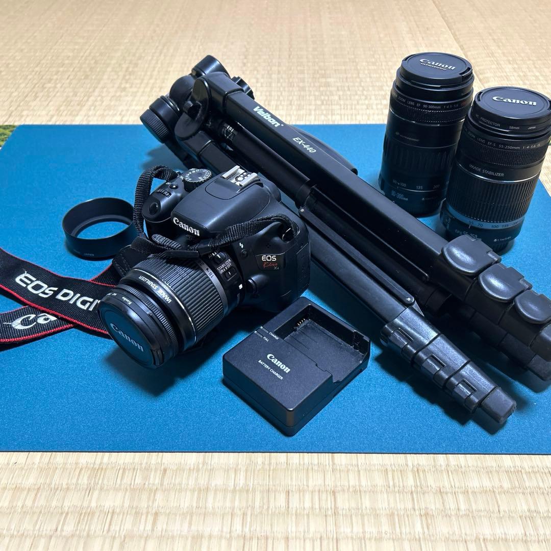 【中古品】Canon eos kiss x4 カメラ セット