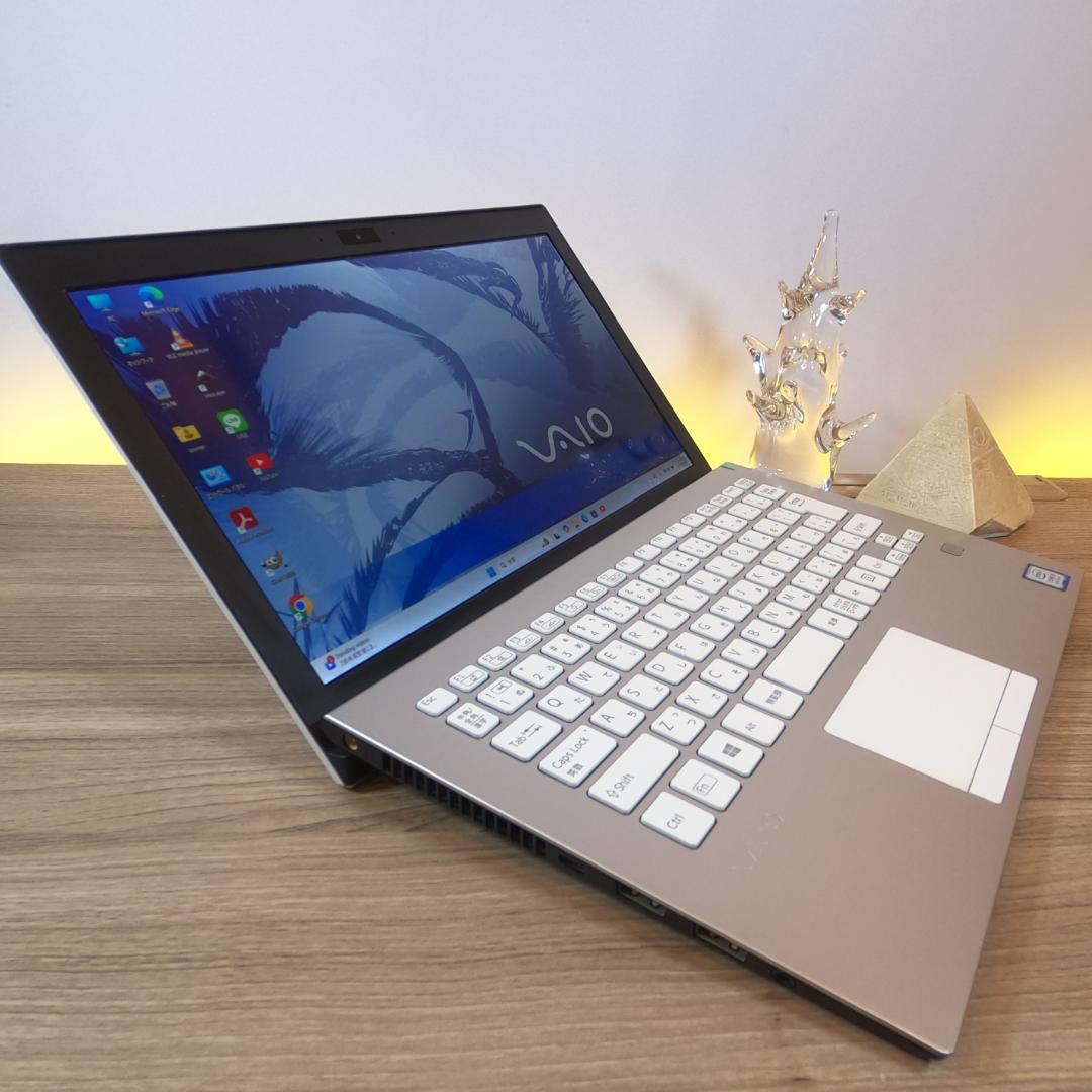 【超希少&美品】VAIO Pro PF ホワイト指紋認証オフィス付きノートPC