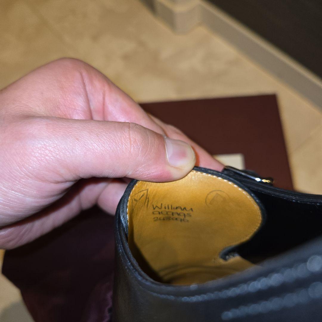 JOHN LOBB ジョンロブ WILLIAM ウィリアム UK9ブラックカーフ