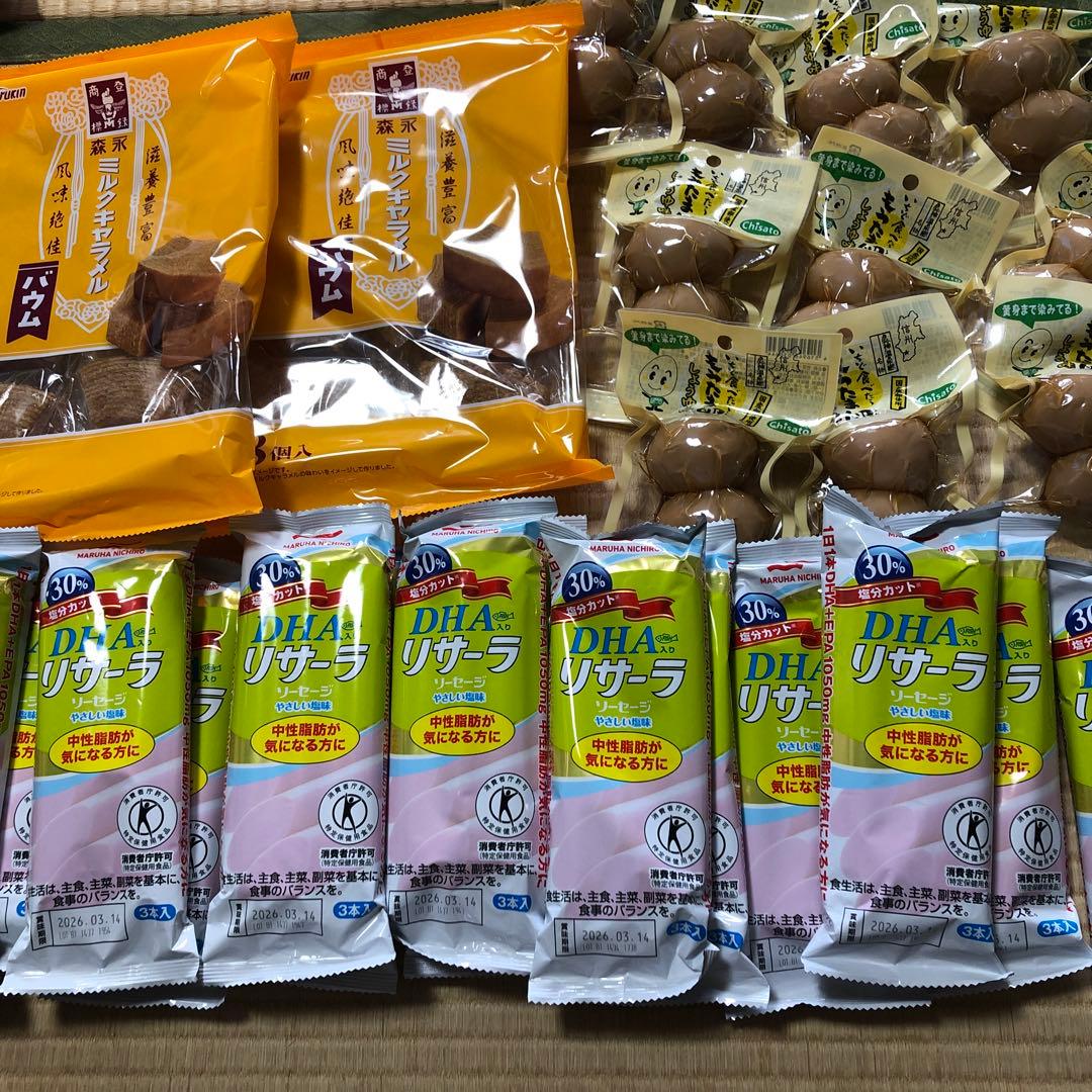 食品とお菓子詰め合わせ　ドラ猫