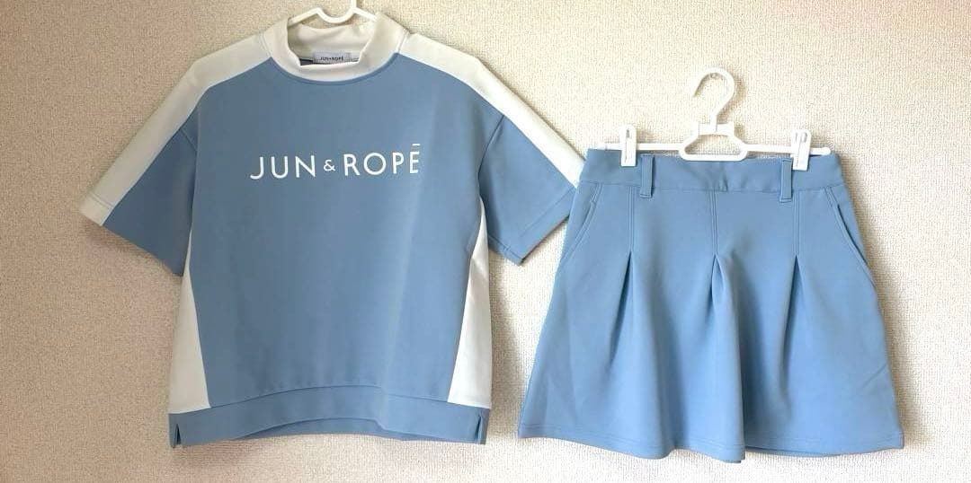 JUN & ROPE ジュンアンドロペセットアップ　ブルー　S