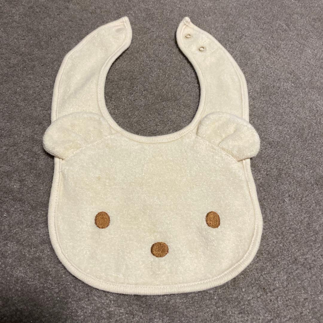 ファミリア ロンパース 半袖 赤チェック 60 スタイ