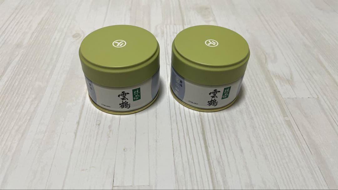 ちくわさん専用丸久小山園 抹茶 雲鶴20g缶2個