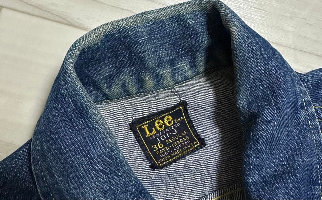 70s Lee 101J 黒タグ ヴィンテージデニムジャケット