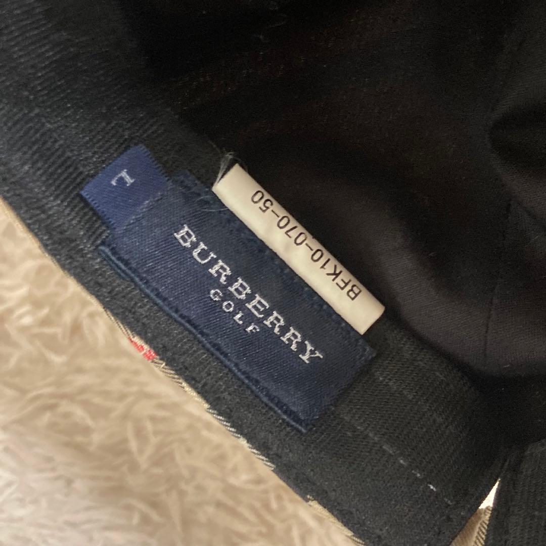 BURBERRY【美品】L ノバチェック 正規品 ハンチング キャスケット 帽子