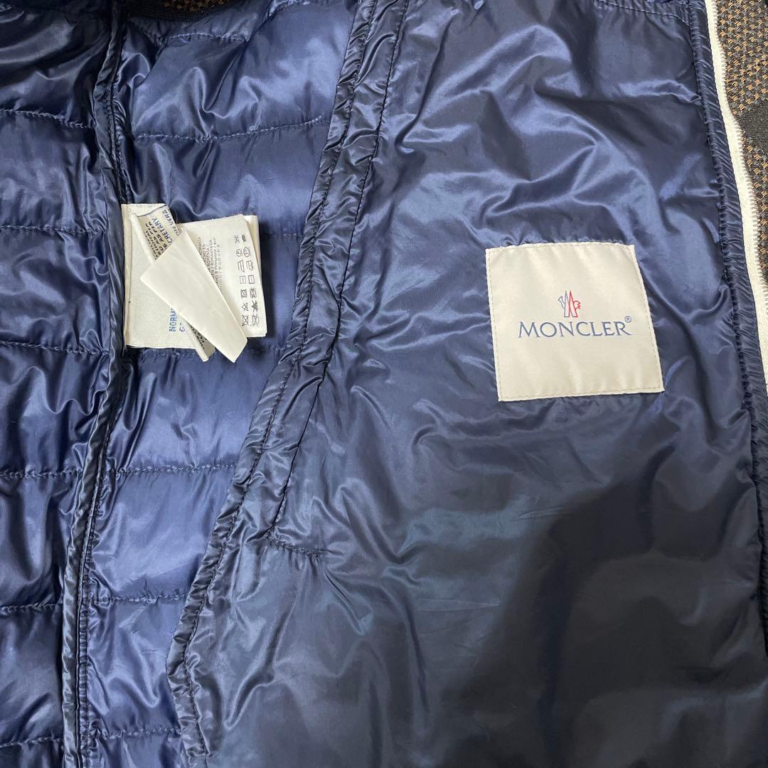 モンクレール　ダウンベスト　ダウン　ベスト　デニム　サイズ3