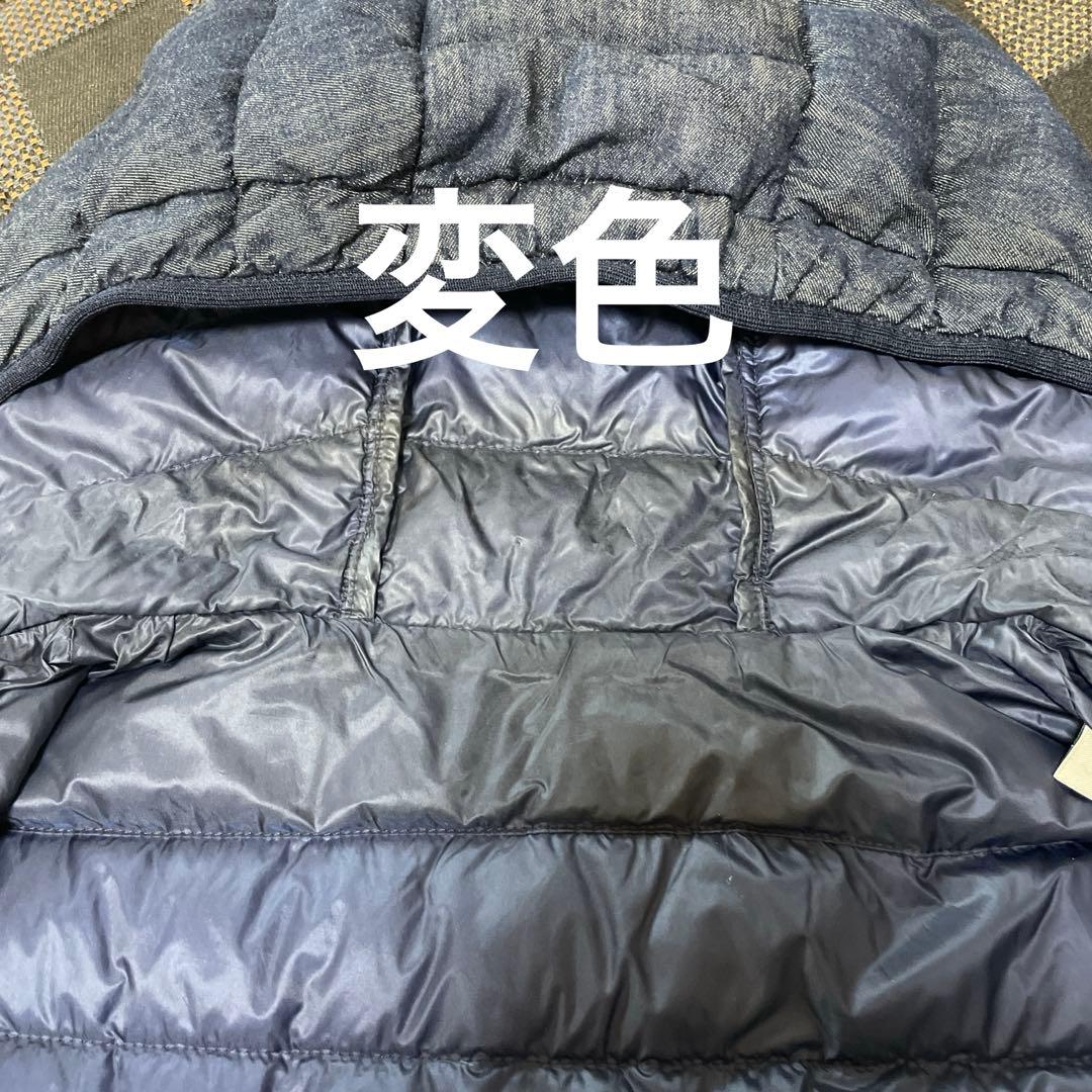 モンクレール　ダウンベスト　ダウン　ベスト　デニム　サイズ3