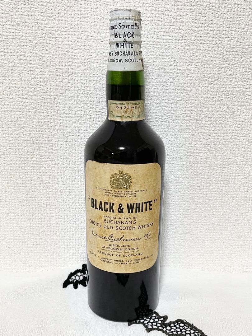 P*i様 BLACK & WHITE スコッチウイスキー