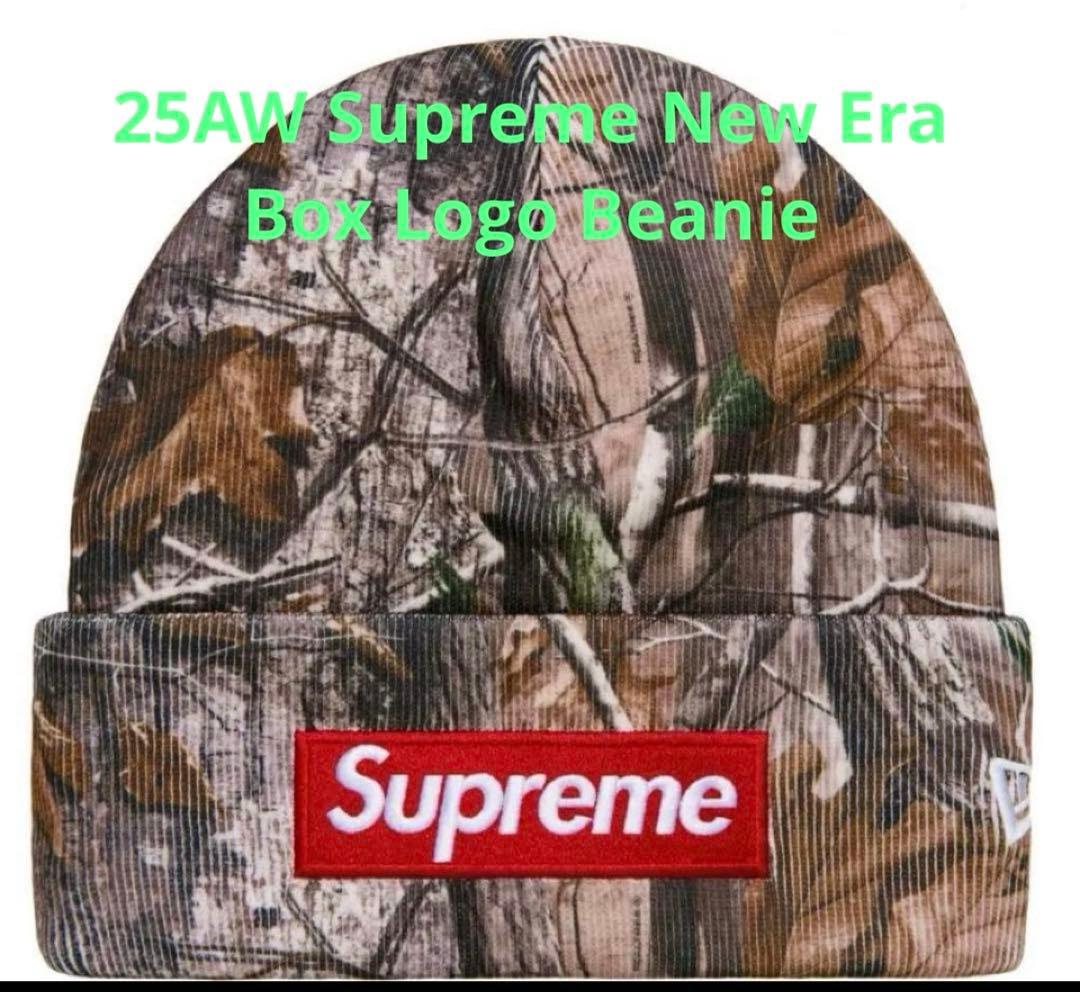 新品！Supreme×New Era Box Logoリアルツリーカモビーニー