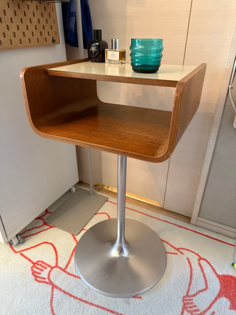 70年代　80年代　天童木工 ・電話台　古家具　サイドテーブル　70s 80s