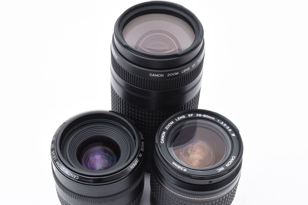 デジタル一眼レフカメラCanon EOS 90Dトリプルレンズセット