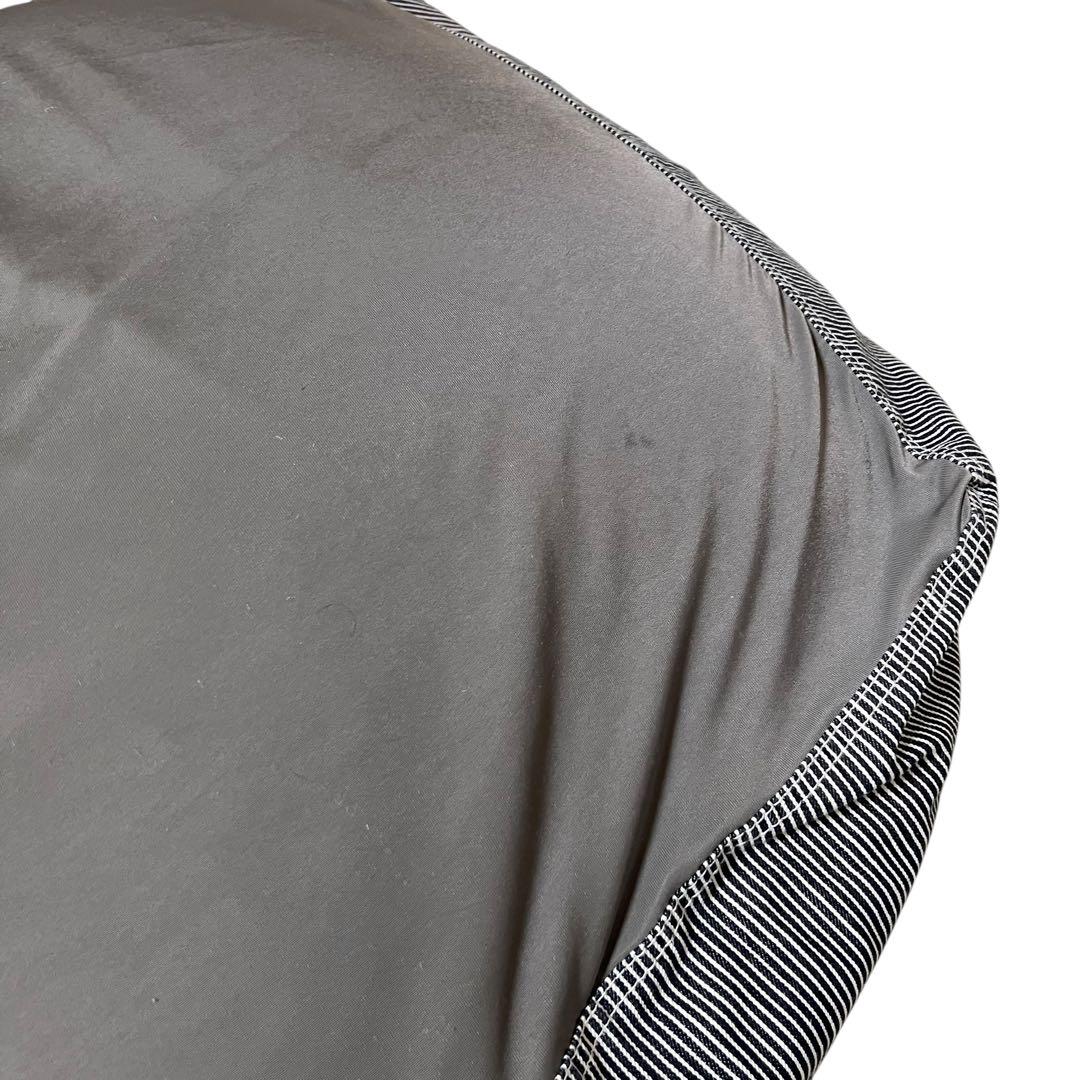 体にフィットするソファ　大 クッション （綿デニム・ヒッコリー） 無印良品