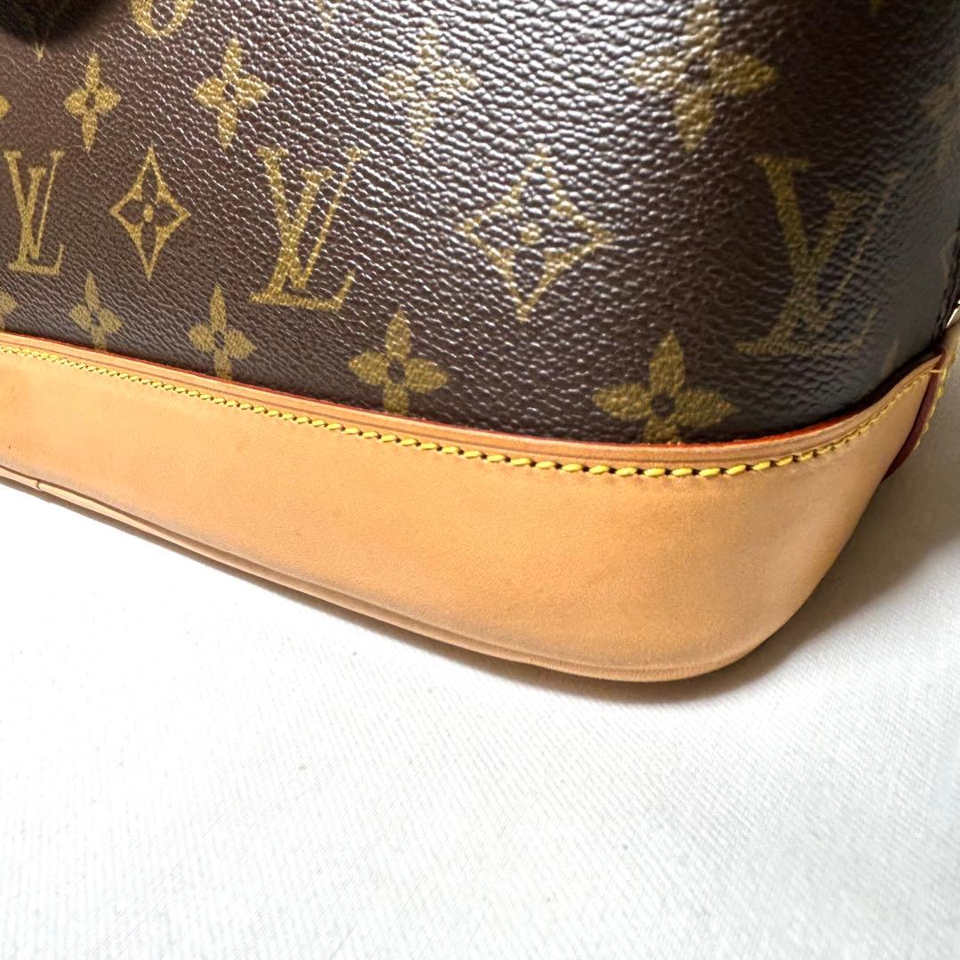 超美品 正規品 ルイヴィトン モノグラム アルマ ハンドバッグ カデナ 保存袋
