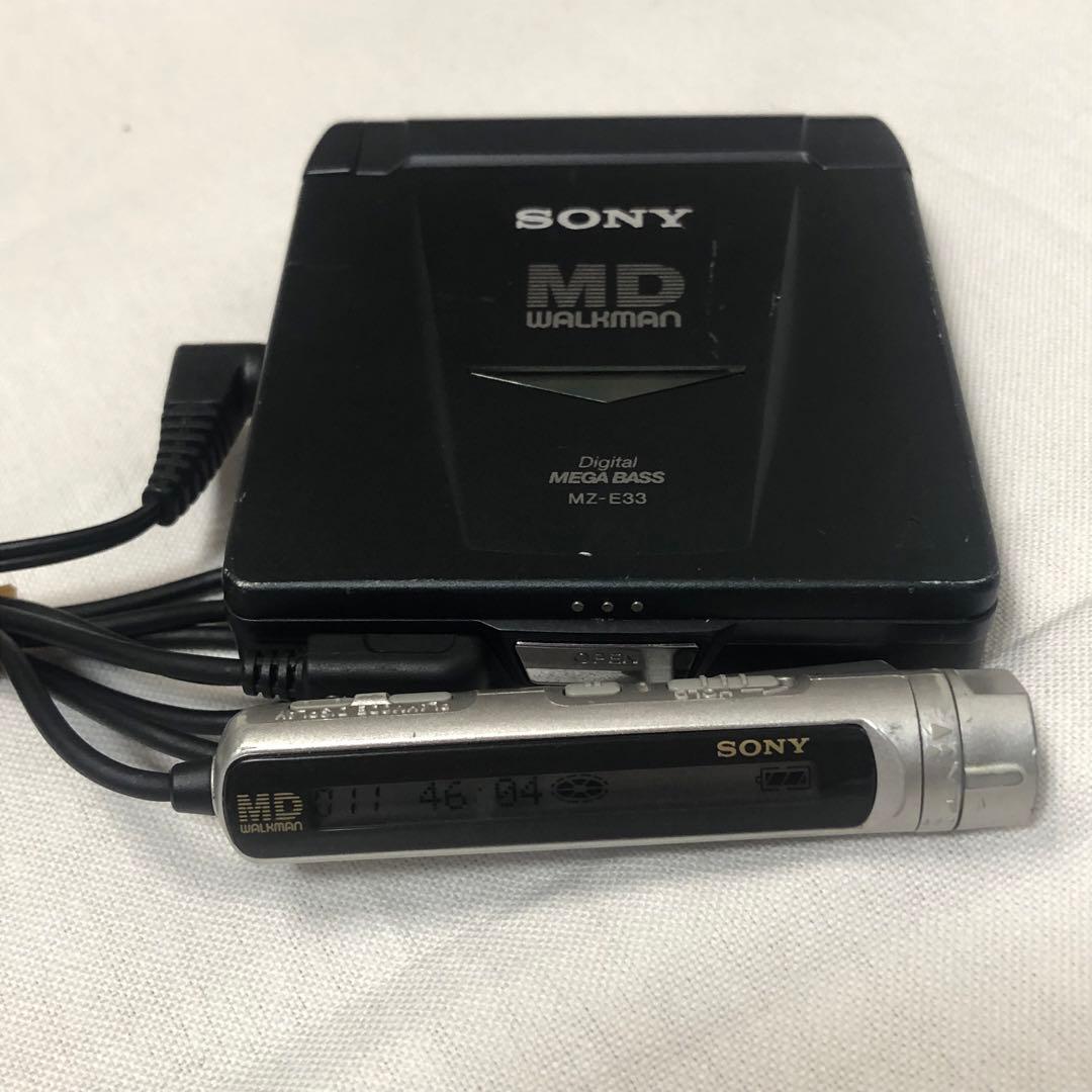 送料込★動作確認済★SONY MD WALKMAN MZ-E33 単3電池駆動