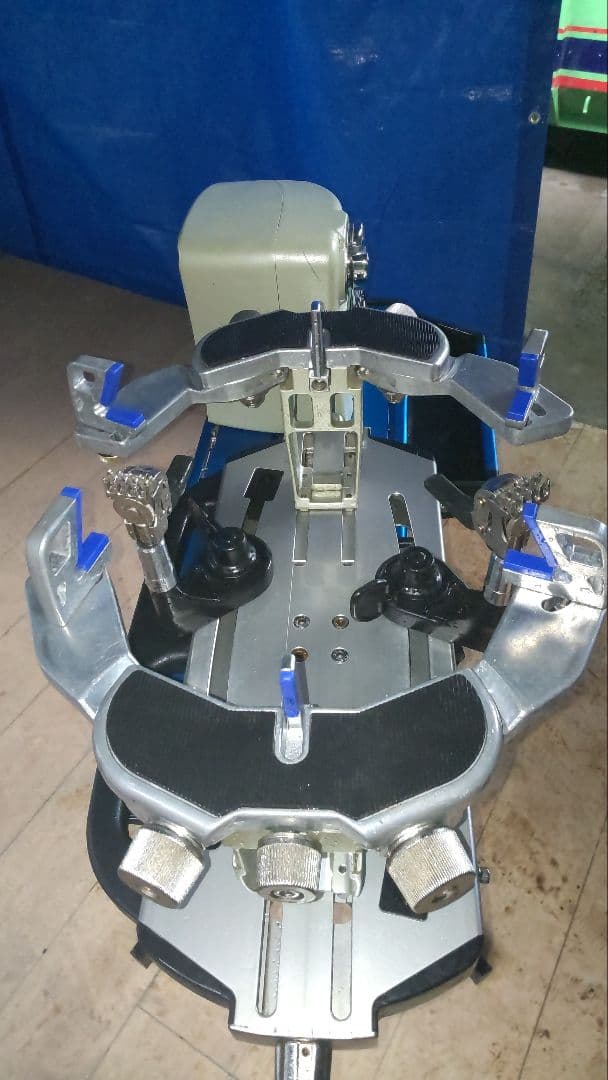 動作確認済【美品】トアルソン　テニス電動ガット張りマシン　ガット張り機スタンド付