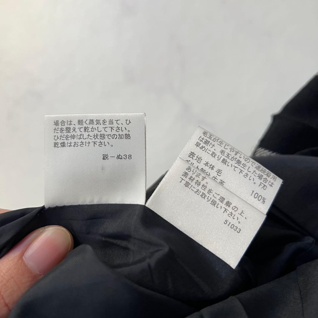 美品 バーバリーブルーレーベル ノバチェックワンピース ベルト プリーツ 36