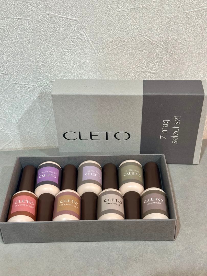 CLETO セレクトボックス付 7本セット(非売品カラー入り) マグネットジェル