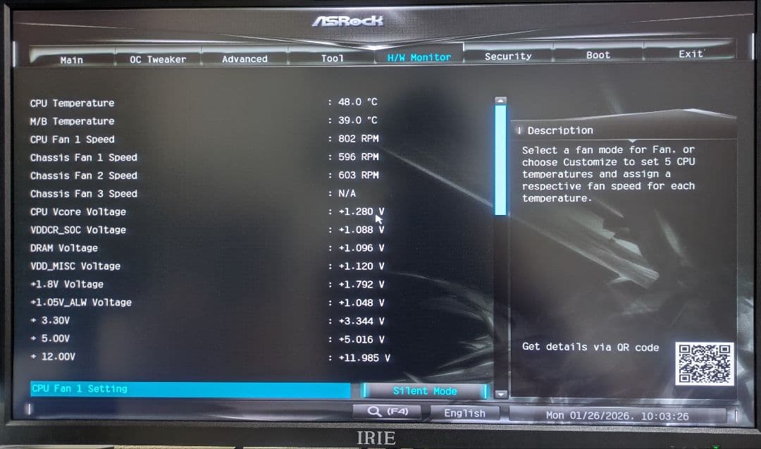 ASRock B650M-H/M.2+ マザーボード BIOS 4.03