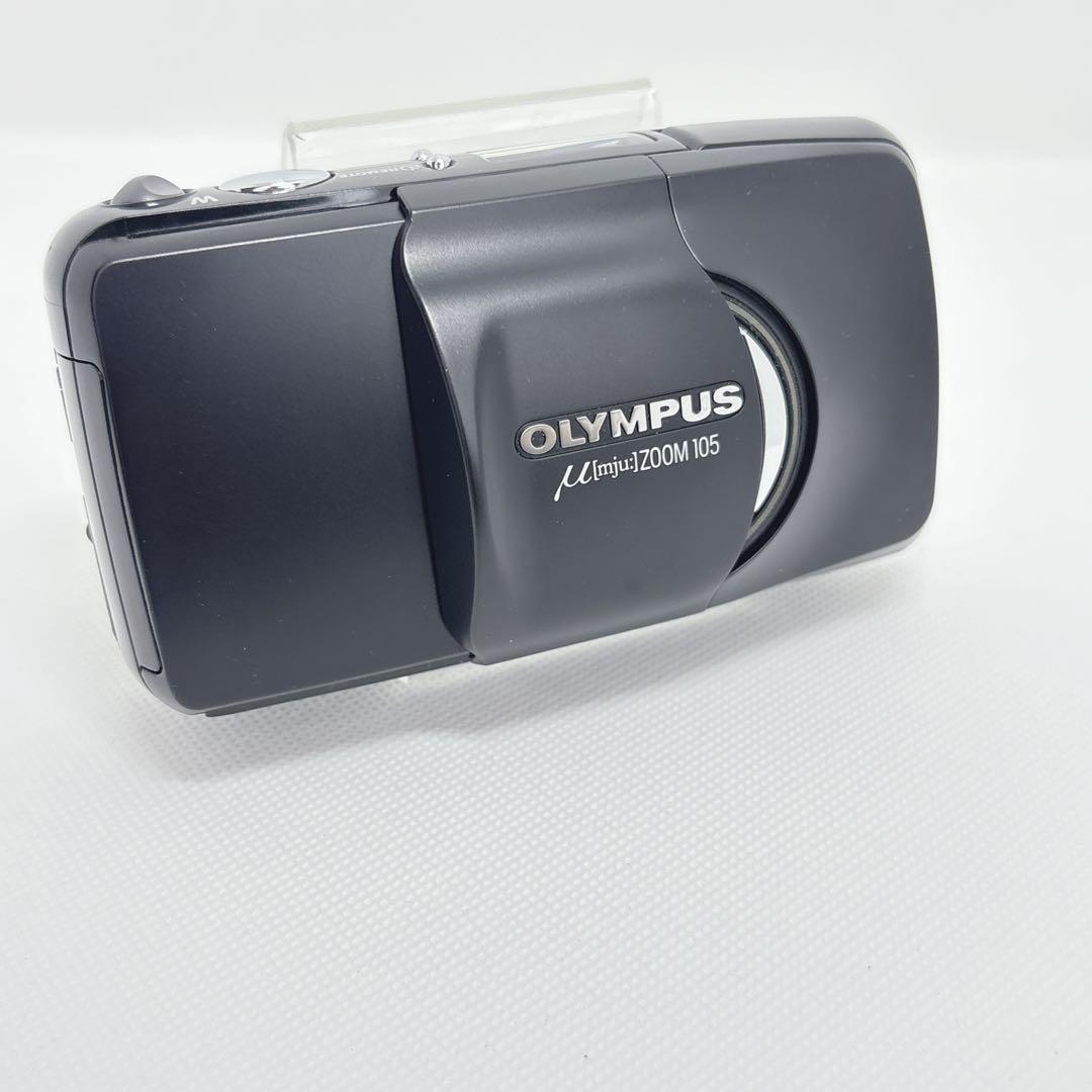 【美品】 動作確認済み OLYMPUS μ（ミュー） ZOOM 105 黒 希少