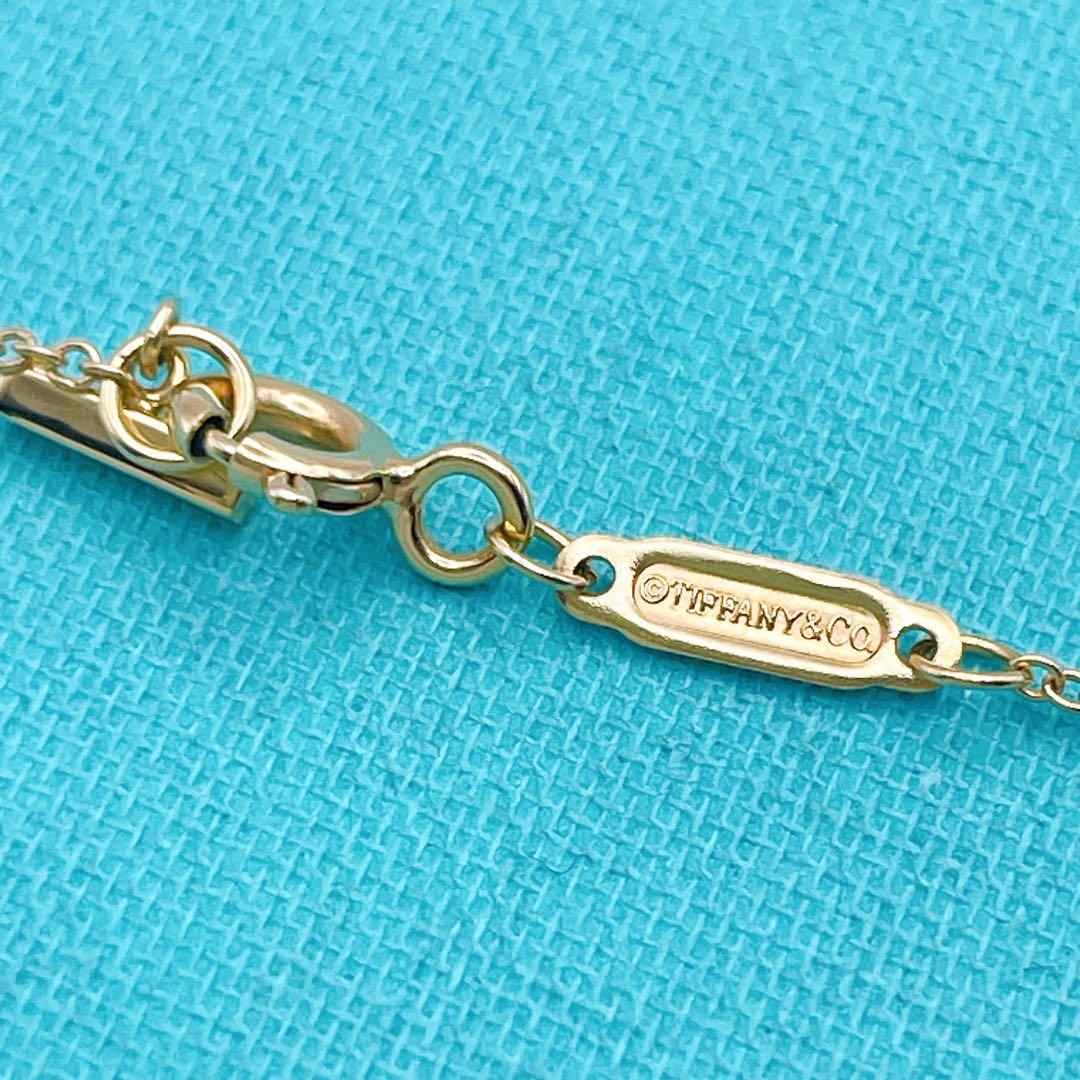 Tiffany & Co. ネックレス　Tスマイル　YG750 ダイヤモンド