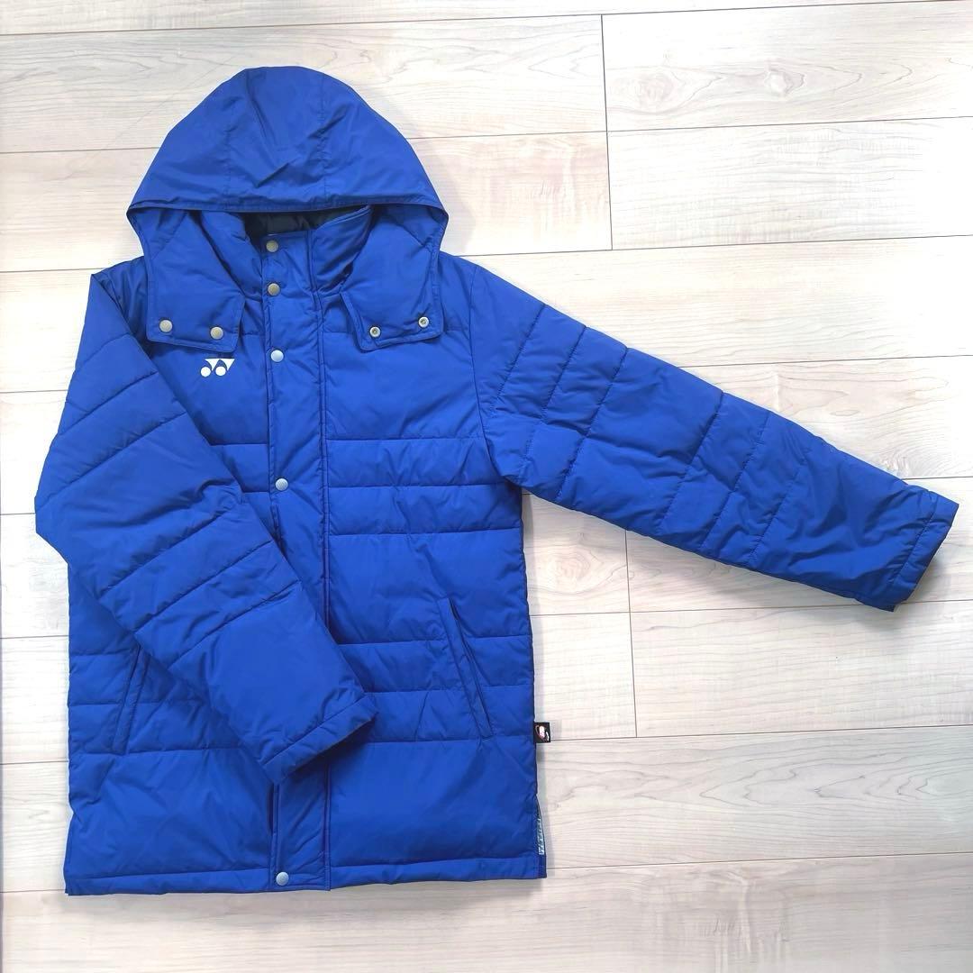 ヨネックス　ハーフベンチコート　青　Mサイズ