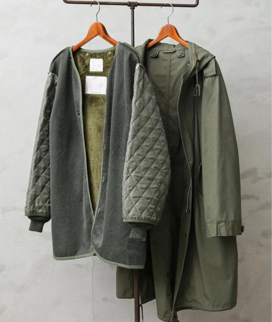 HOUSTON米軍 M-51パーカモッズコートライナー付き5409Mヒューストン