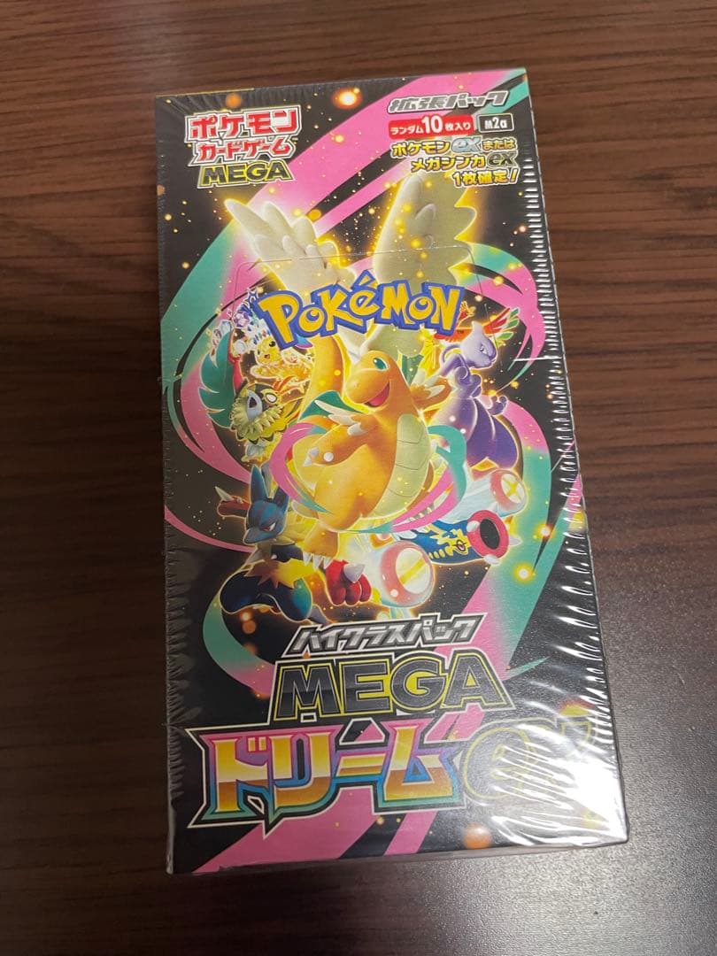 未開封 シュリンク付きポケモンカードゲーム MEGAドリームex 1BOX