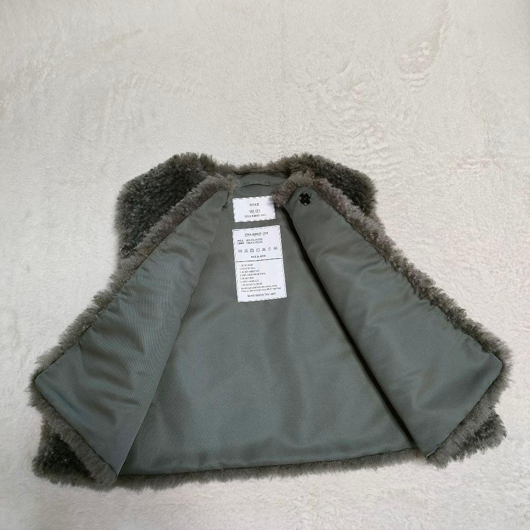eansa様【新品】HYKE◎FAUX SHEARLING VEST ボアベスト