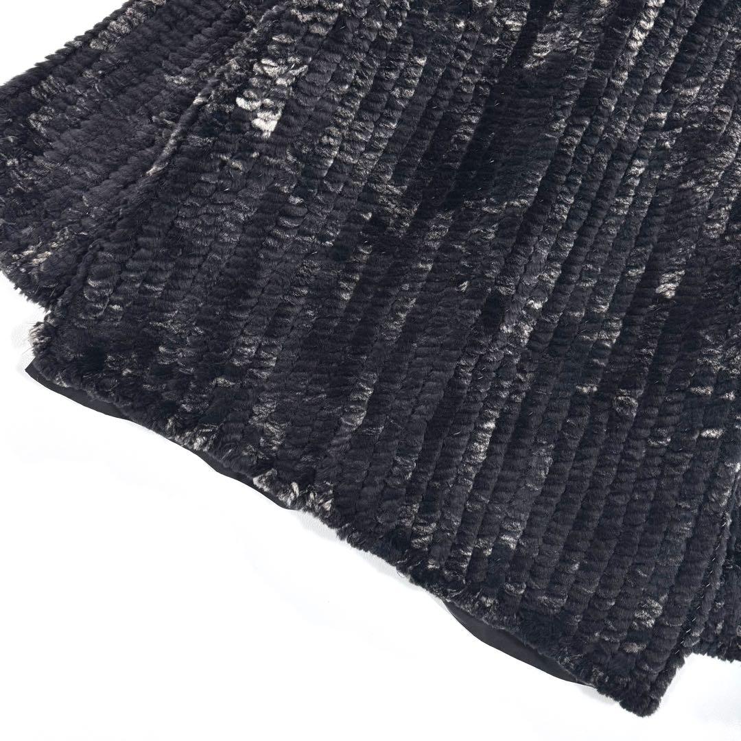 エンバ ファーコート リアルファー リバーシブル シルク 撥水加工