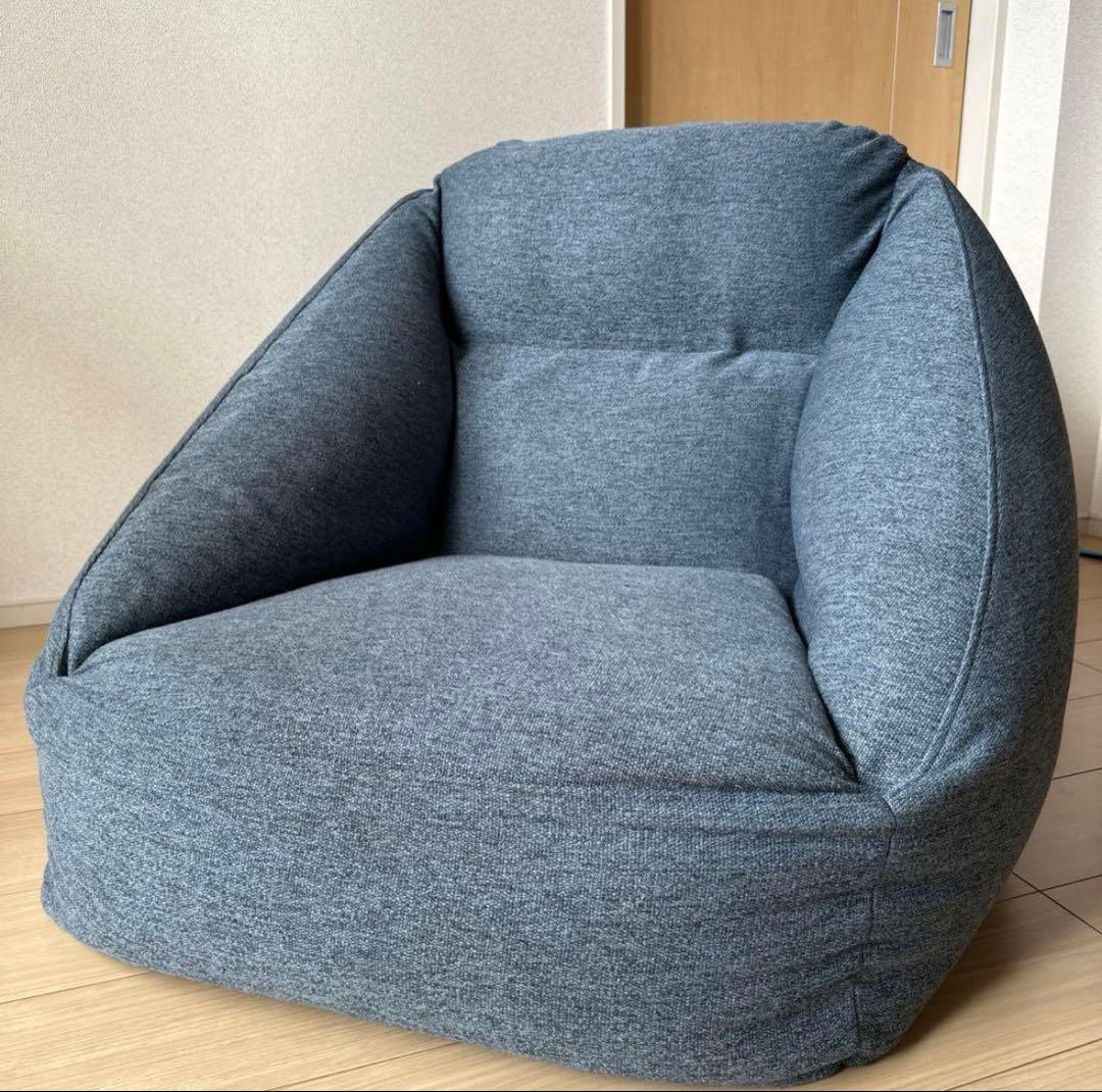 無印良品　空気できたソファ　ネイビー！