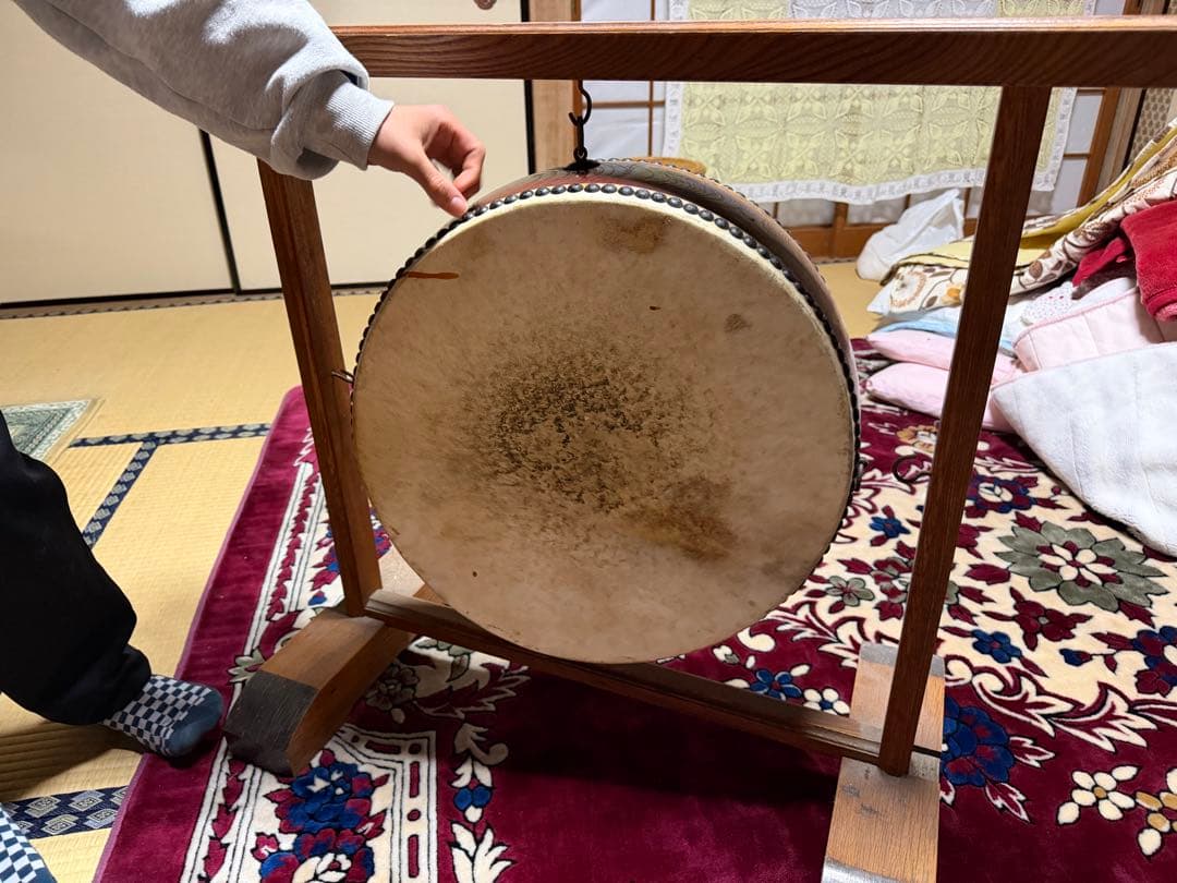 和太鼓 直径約40cm 打棒付き