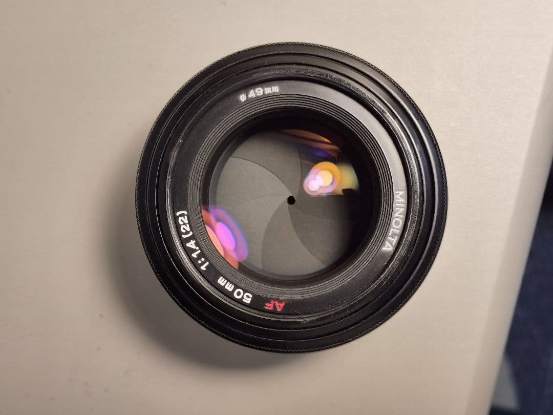 ミノルタ AF 50mm f1.4単焦点レンズ