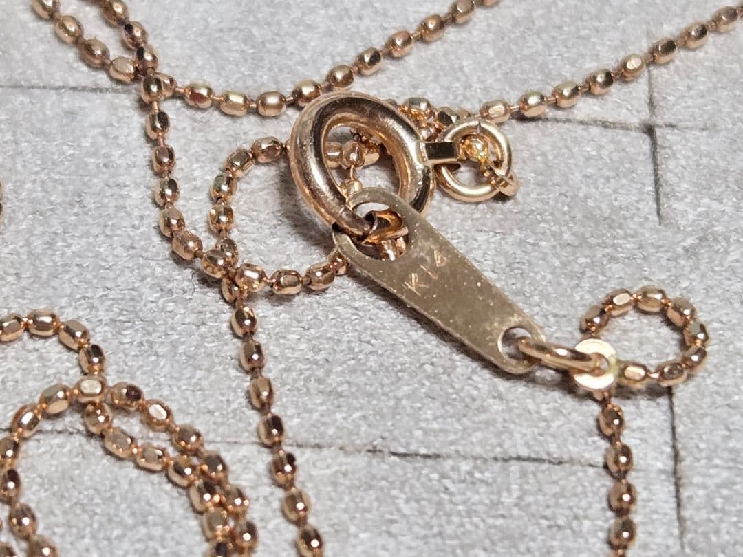 K14 チェーンネックレス